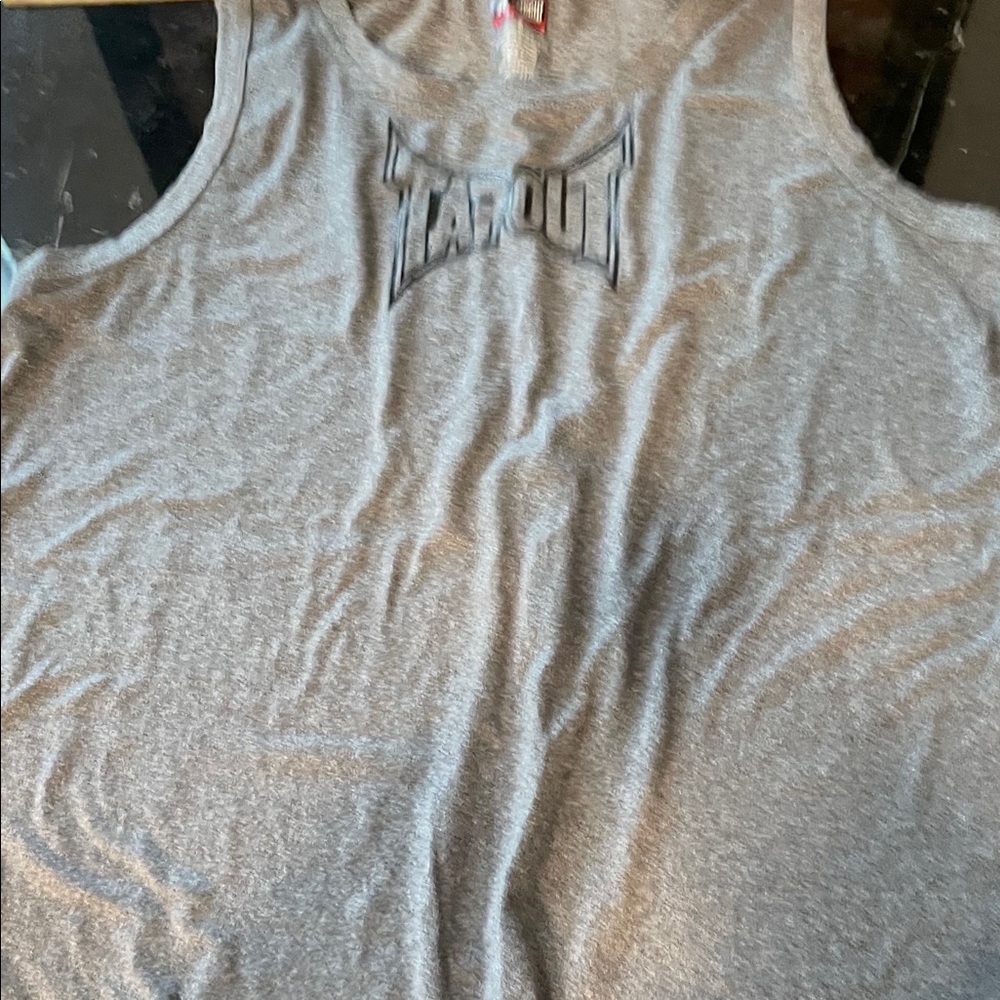 Tapout Heather Gray Athletic Tank
